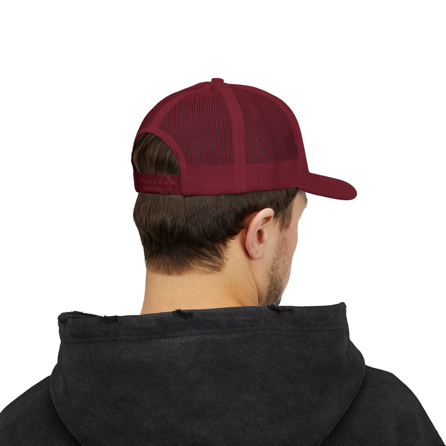 Brooklyn Trucker Cap – Vintage Sequin Patch Snapback