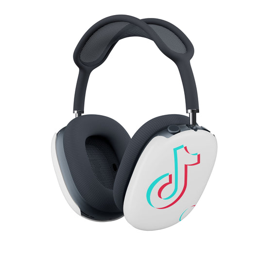AirPods Max Shell Case — TikTok Logo & 'Listen' Pastel Headphone Covers