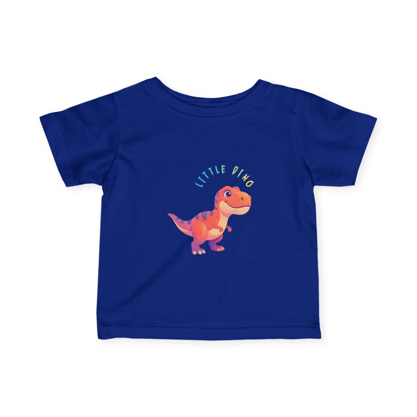 Infant T-Shirt — Colorful 'Little T-Rex' Dino Tee for Babies