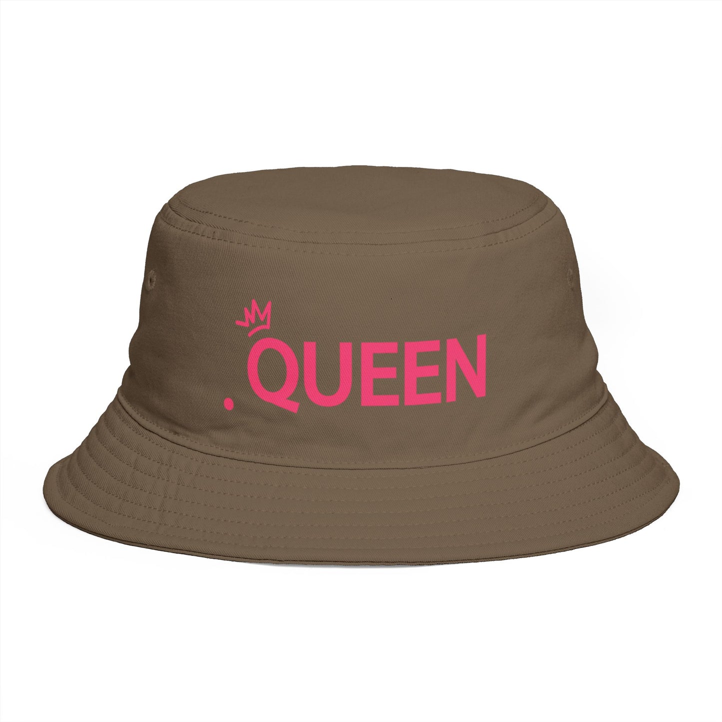 Queen Bucket Hat — Retro Feminine Sun Hat