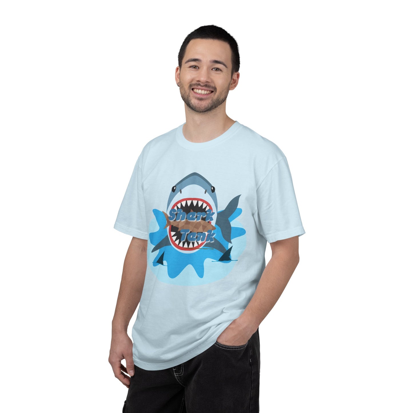 Shark Graphic T-Shirt — 'Shark' Ocean Illustration Tee