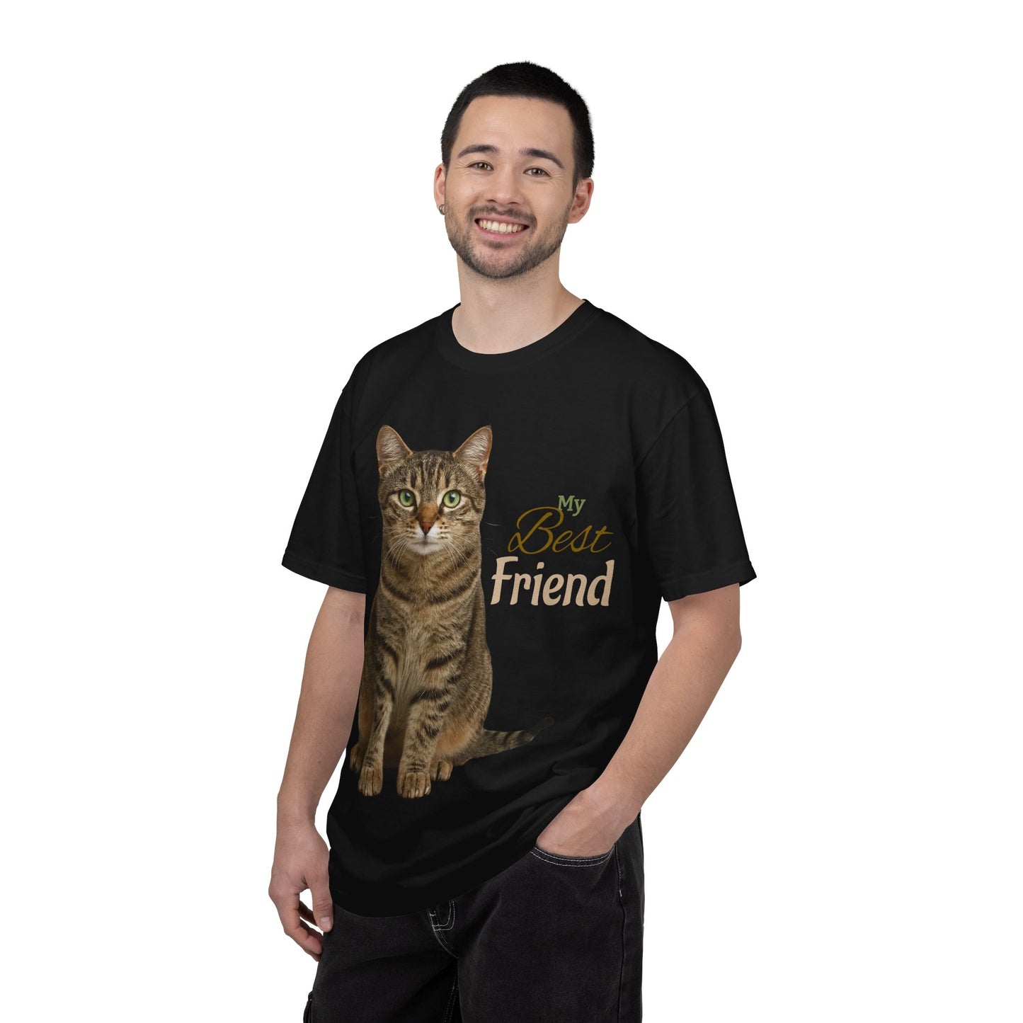 Pet Custom Image and Name Cat, Dog etc “My Best Friend” T-Shirt