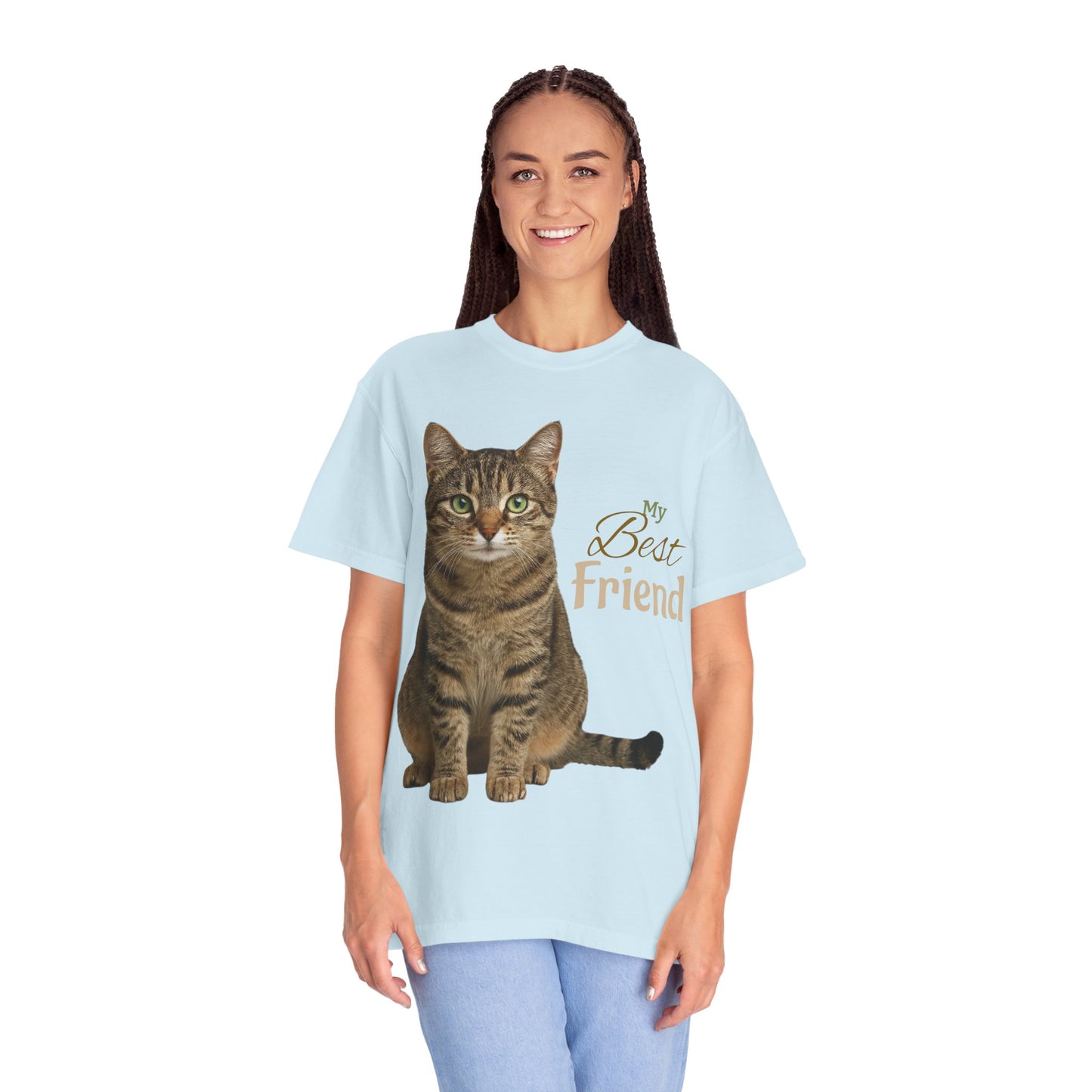 Pet Custom Image and Name Cat, Dog etc “My Best Friend” T-Shirt