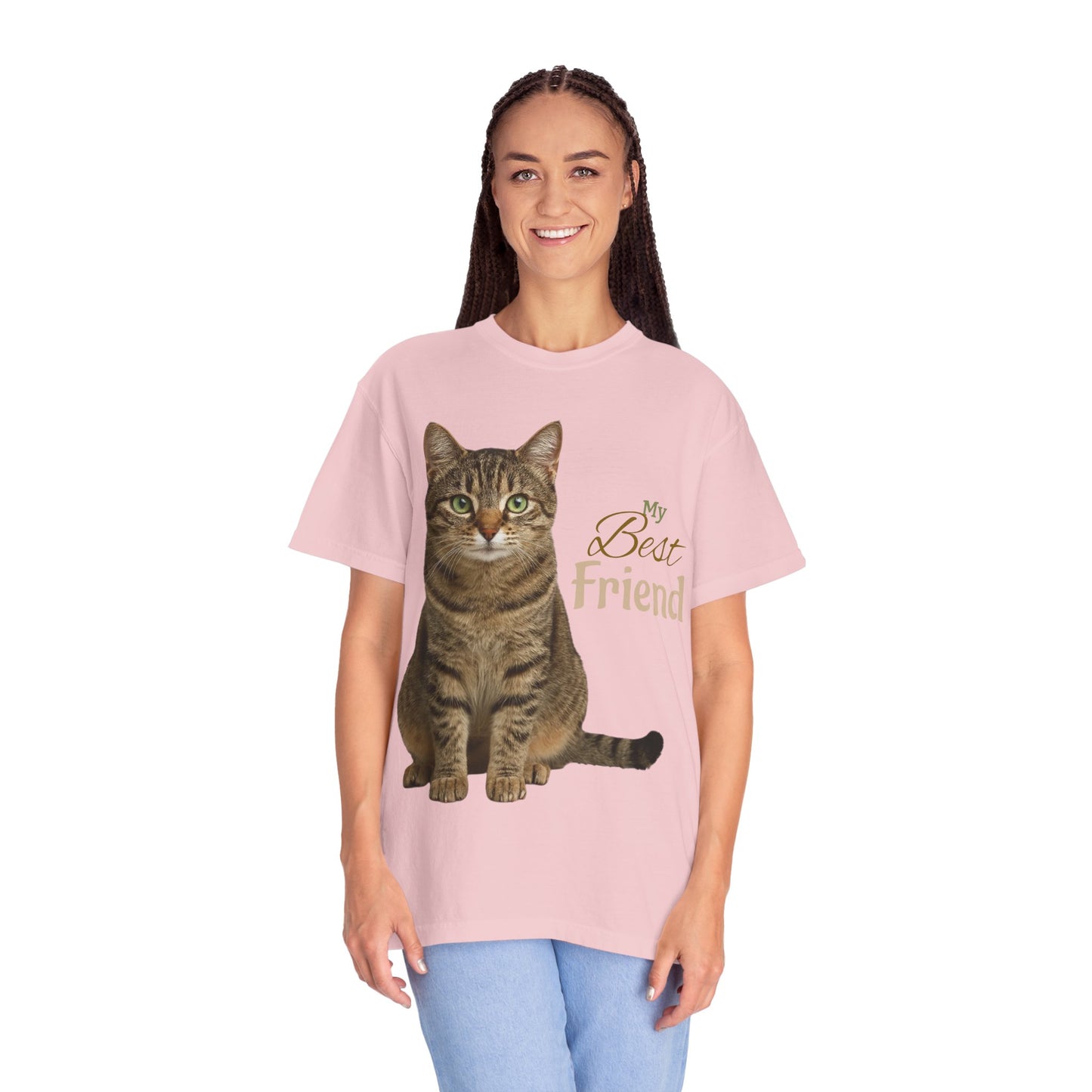 Pet Custom Image and Name Cat, Dog etc “My Best Friend” T-Shirt