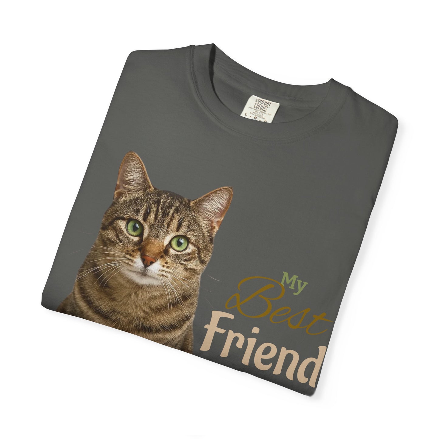 Pet Custom Image and Name Cat, Dog etc “My Best Friend” T-Shirt