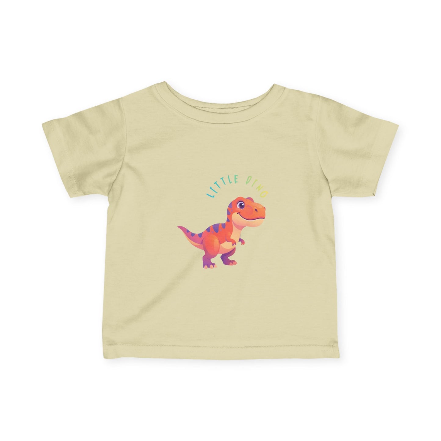 Infant T-Shirt — Colorful 'Little T-Rex' Dino Tee for Babies