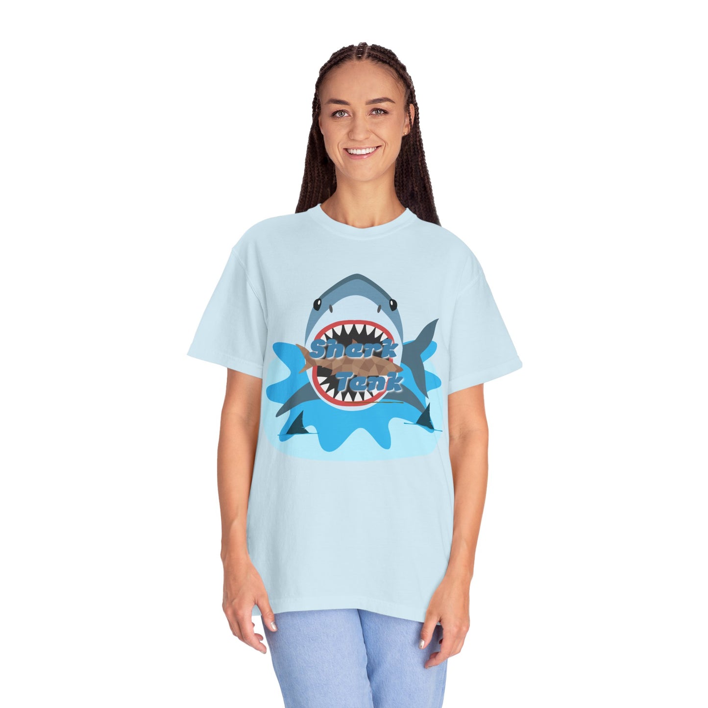 Shark Graphic T-Shirt — 'Shark' Ocean Illustration Tee