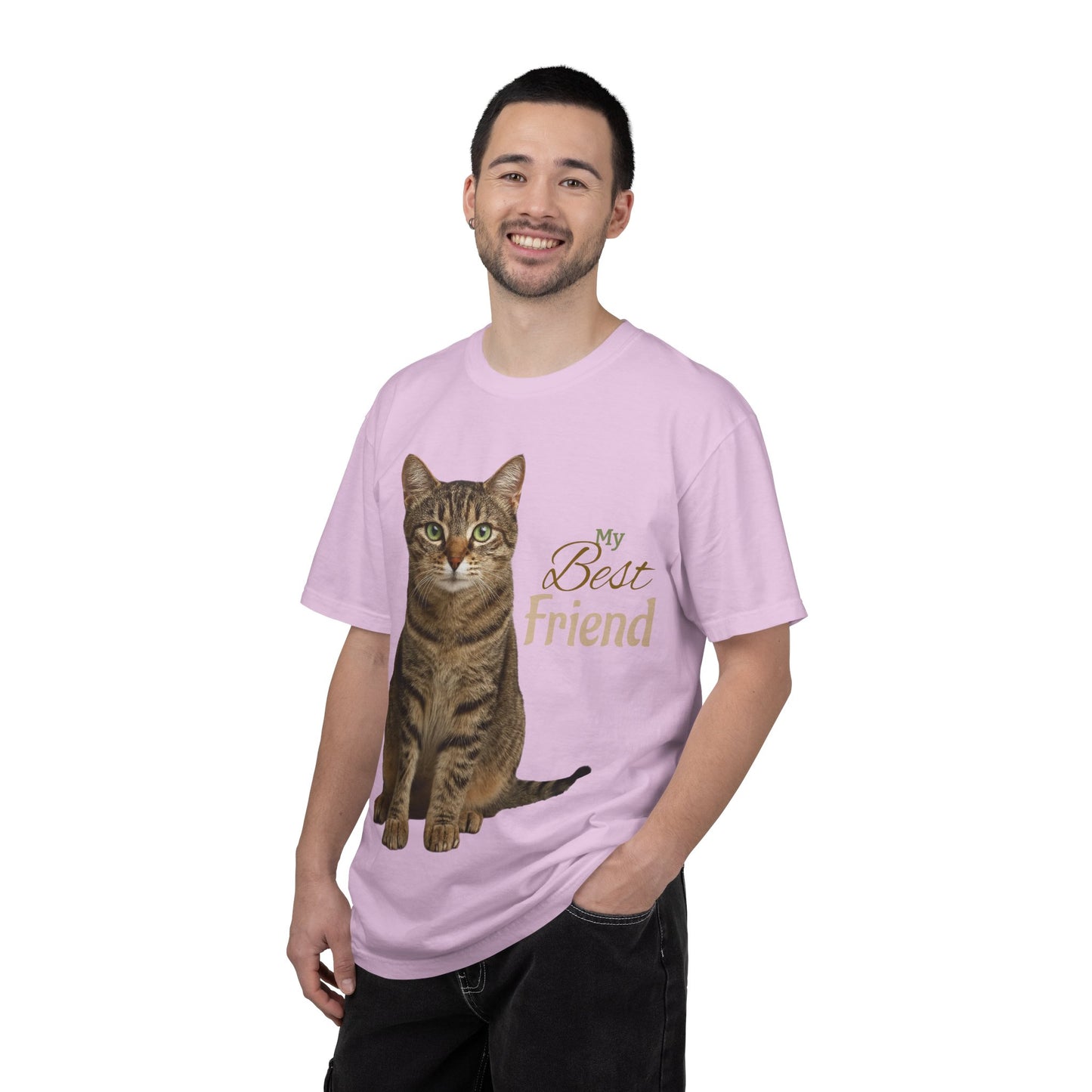 Pet Custom Image and Name Cat, Dog etc “My Best Friend” T-Shirt