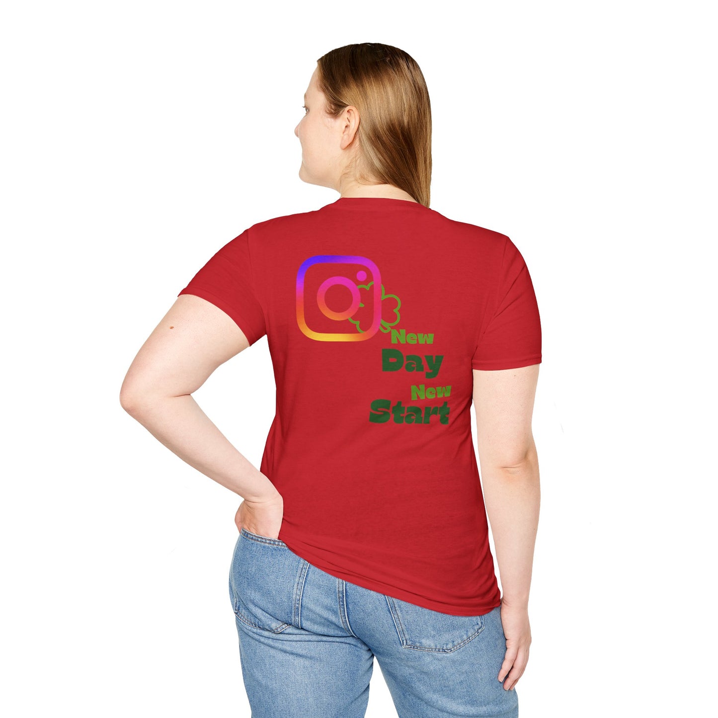 Instagram Queen T-Shirt — "Queen" Social Media Tee with Custom @handle