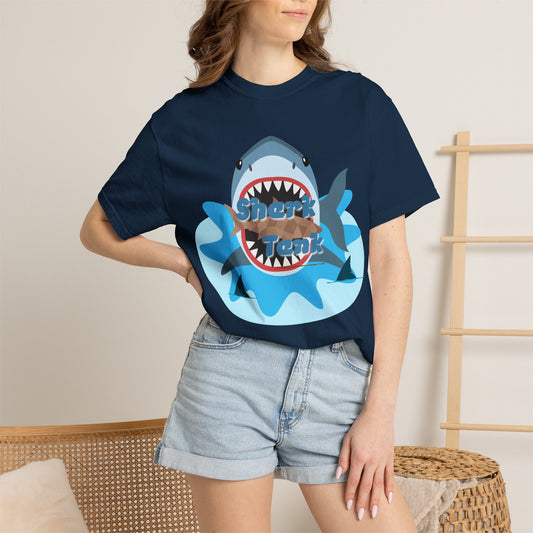Shark Graphic T-Shirt — 'Shark' Ocean Illustration Tee