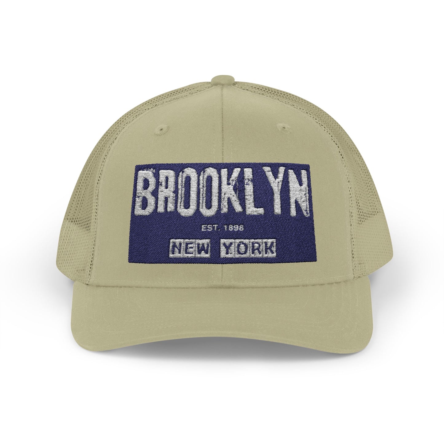 Brooklyn Trucker Cap – Vintage Sequin Patch Snapback