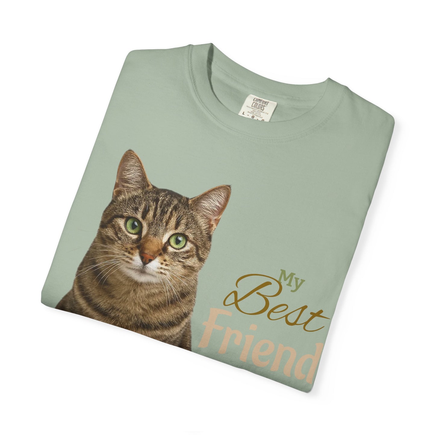 Pet Custom Image and Name Cat, Dog etc “My Best Friend” T-Shirt