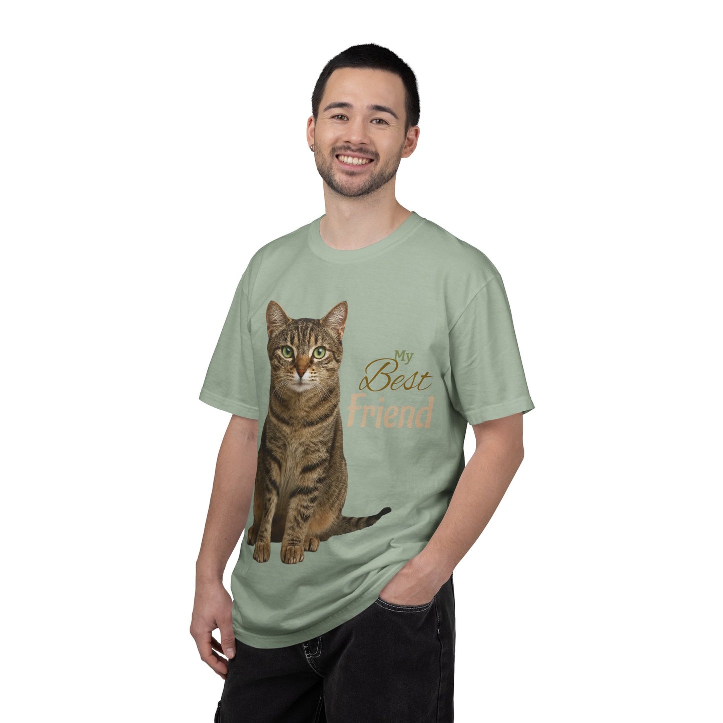 Pet Custom Image and Name Cat, Dog etc “My Best Friend” T-Shirt