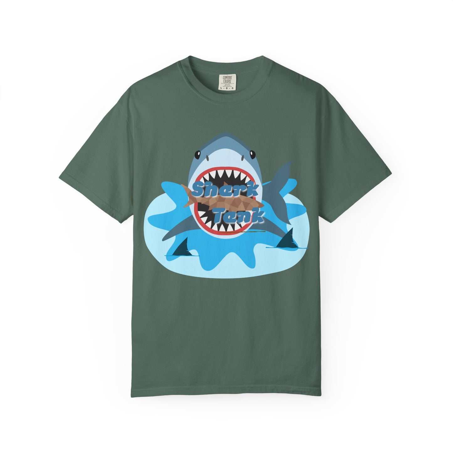 Shark Graphic T-Shirt — 'Shark' Ocean Illustration Tee