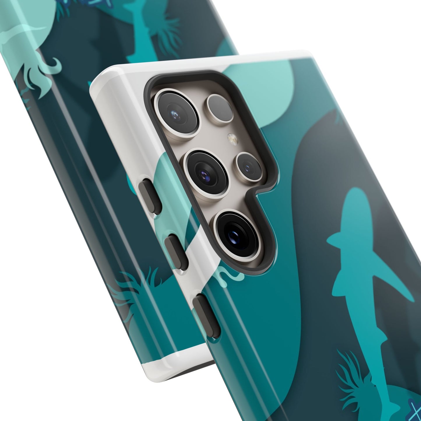 Blue Ocean Phone Case - "Adventure is Worthwhile" Teal Protective Cover