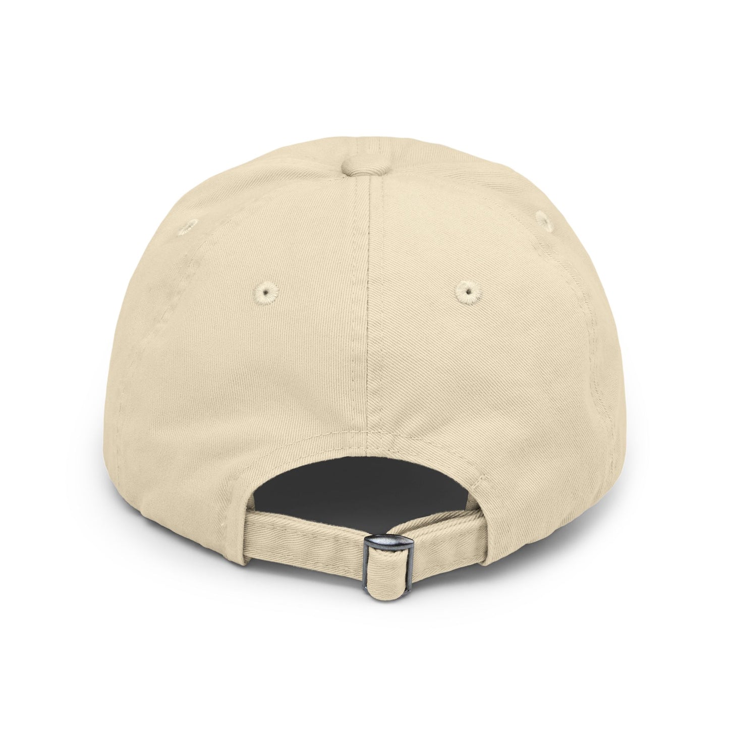 Never Give Up Distressed Cap — Motivational Baseball Hat