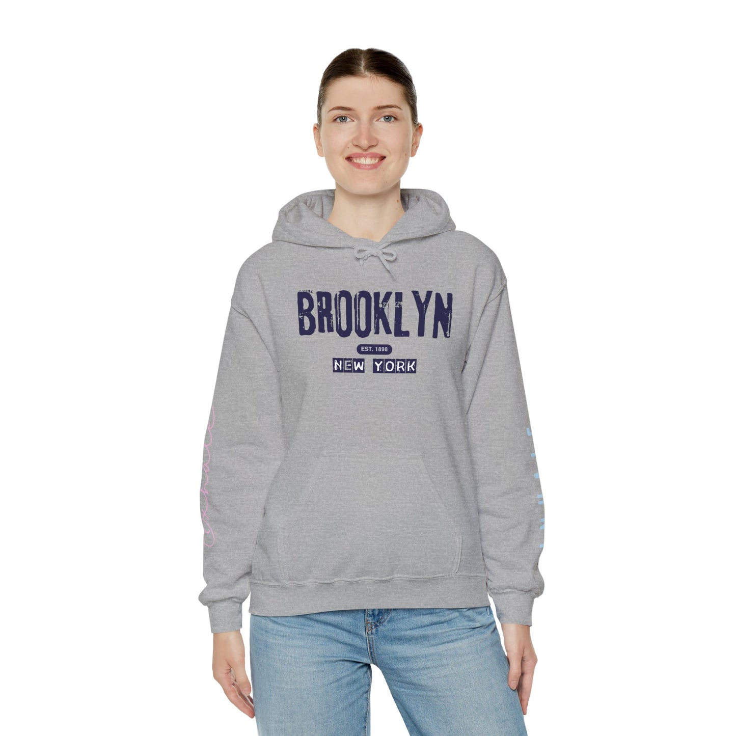 Brooklyn NY Vintage Logo Hoodie — New York City Streetwear Pullover