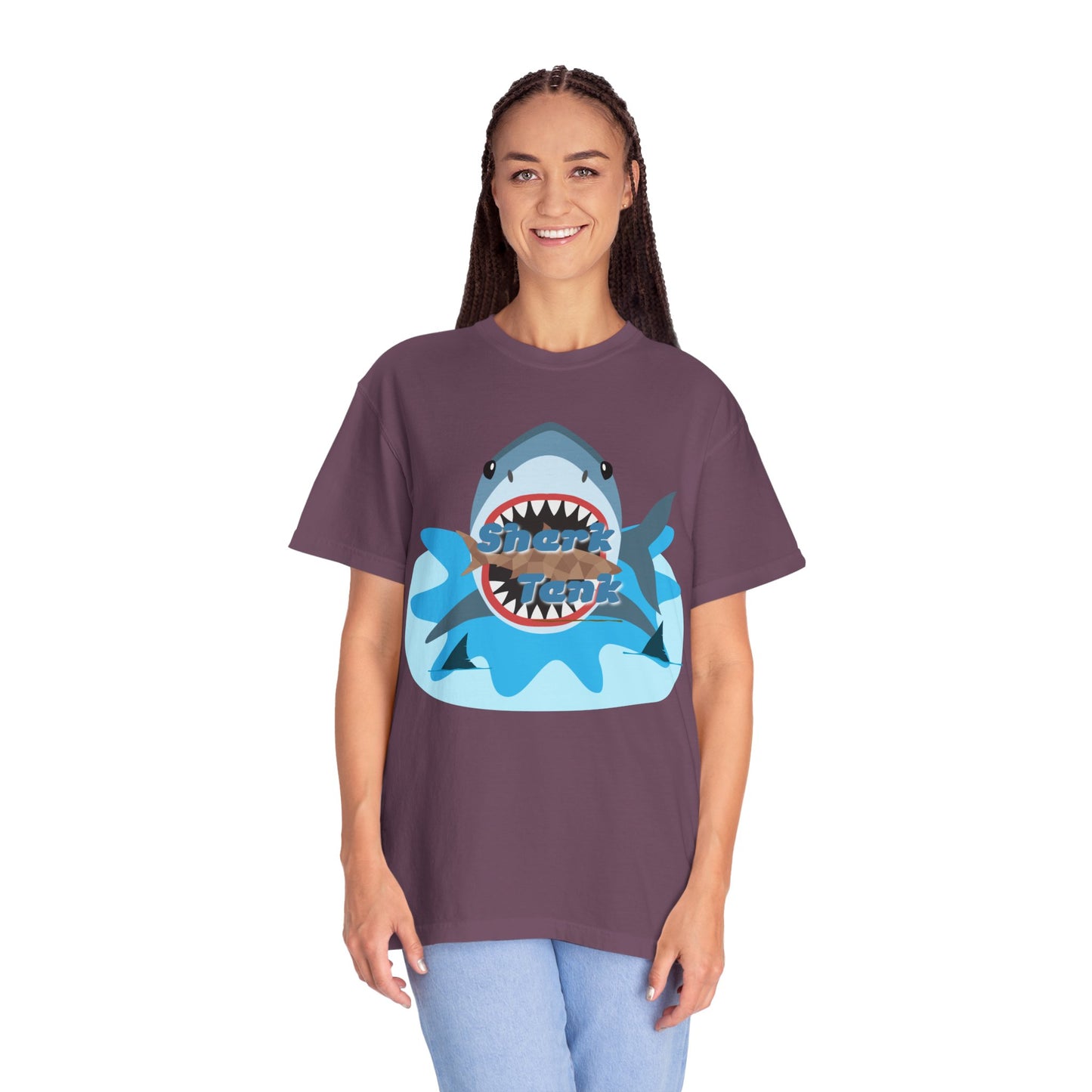 Shark Graphic T-Shirt — 'Shark' Ocean Illustration Tee