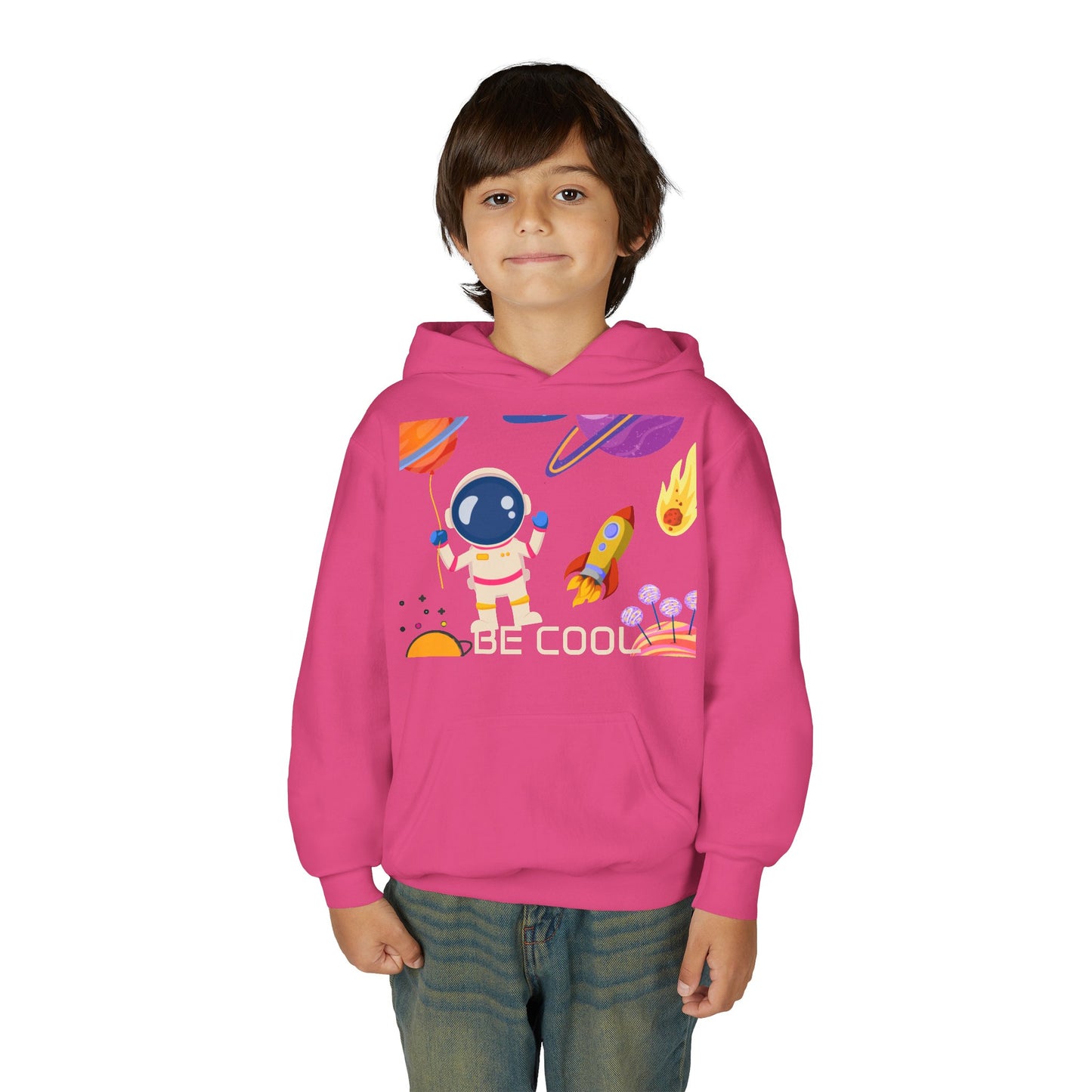 Kids Space Hoodie – Cute Astronaut Rocket Sweatshirt for Boys & Girls - Custom design