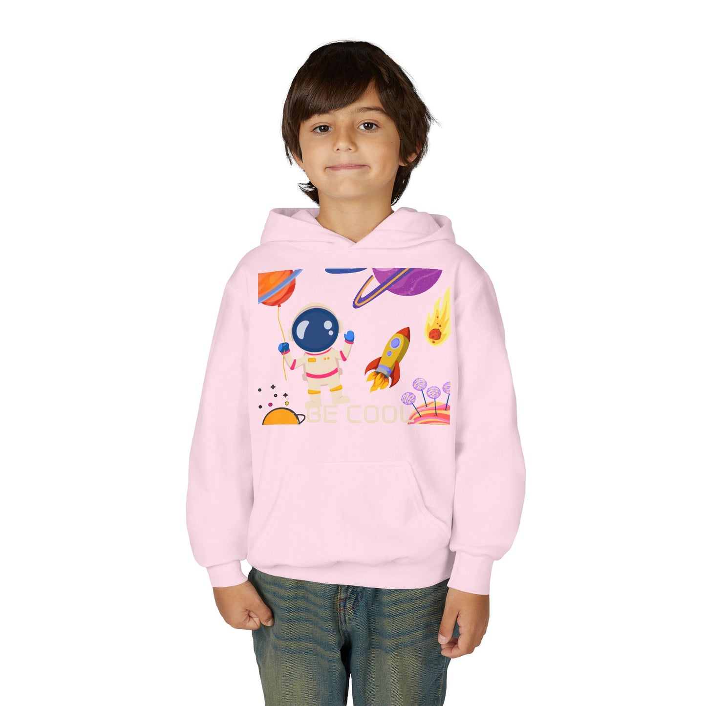 Kids Space Hoodie – Cute Astronaut Rocket Sweatshirt for Boys & Girls - Custom design