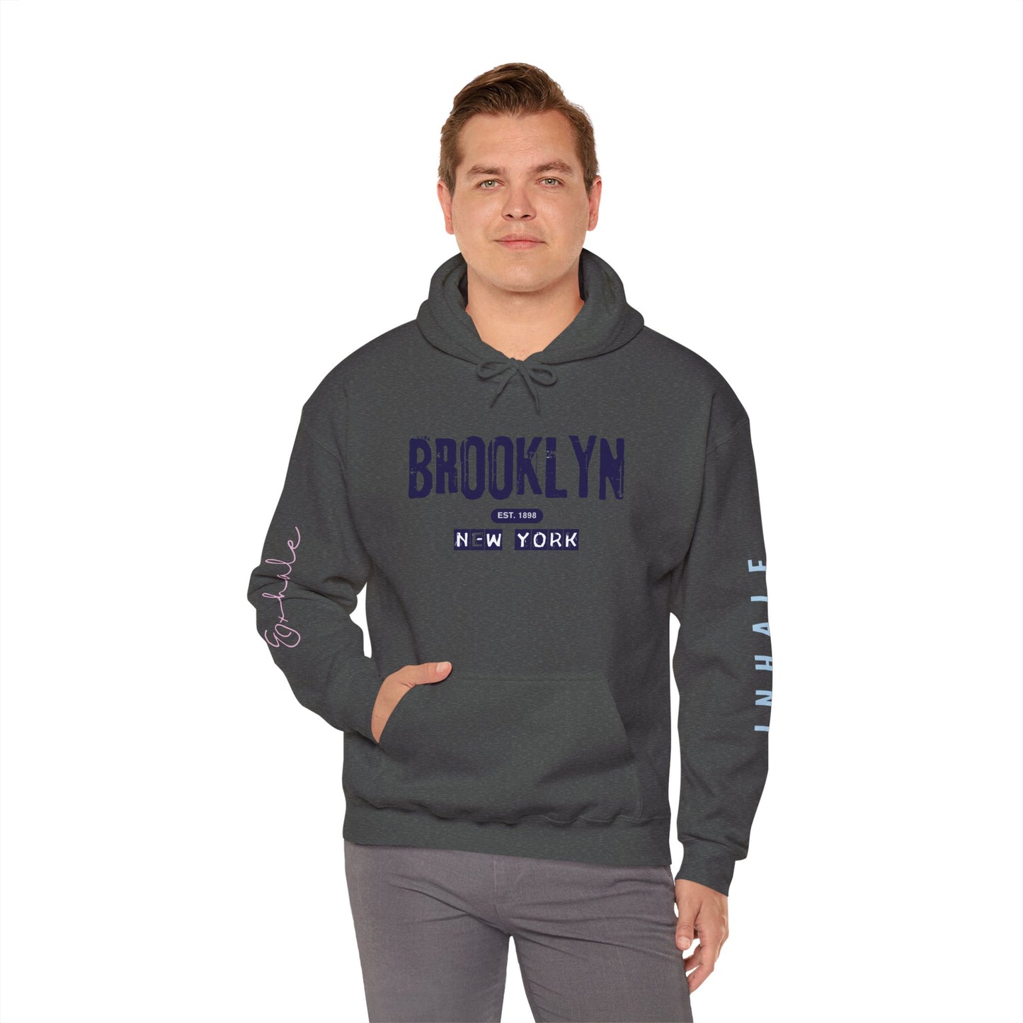 Brooklyn NY Vintage Logo Hoodie — New York City Streetwear Pullover