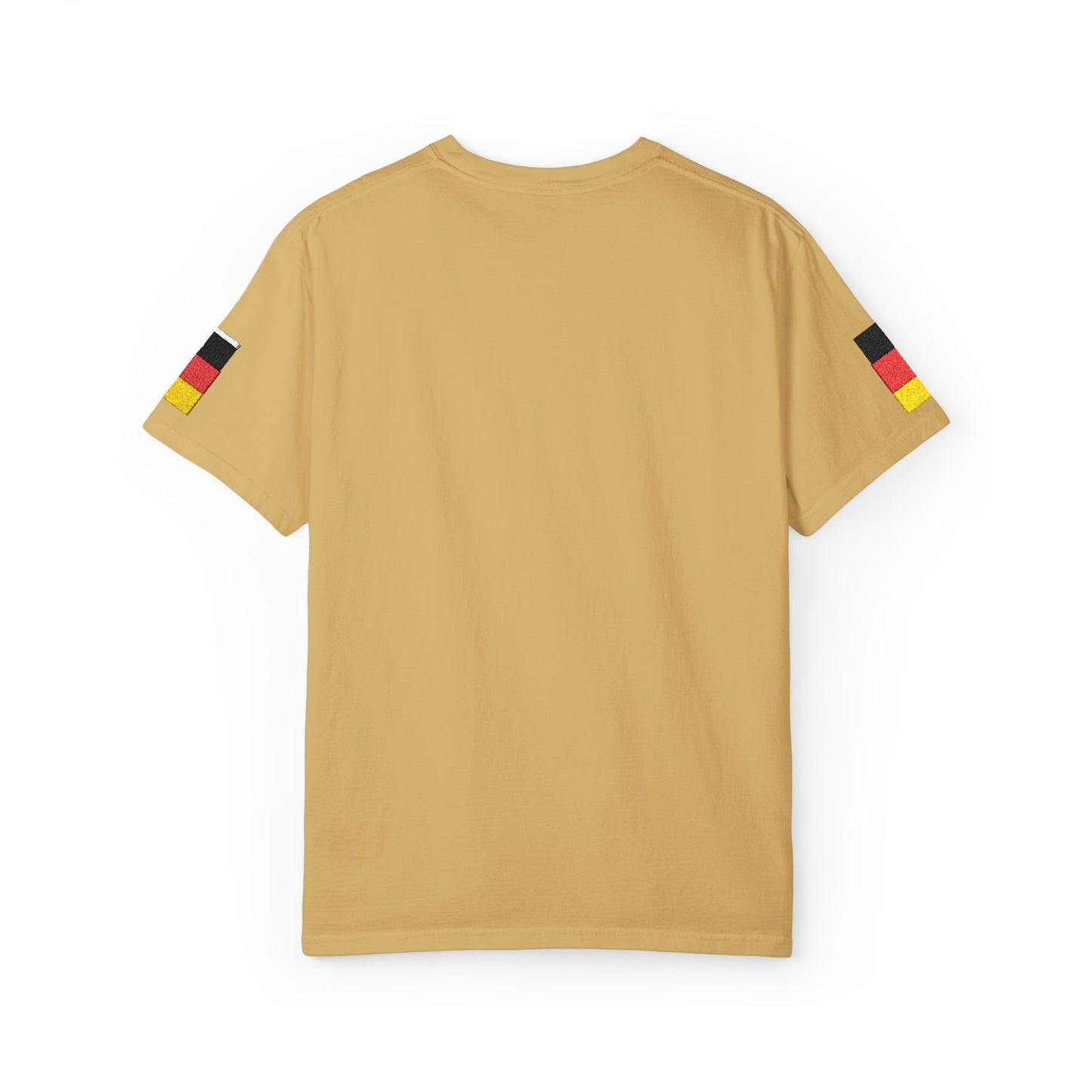 Germany Flag Pocket T-Shirt — German Pride Tee with Sleeve Flags