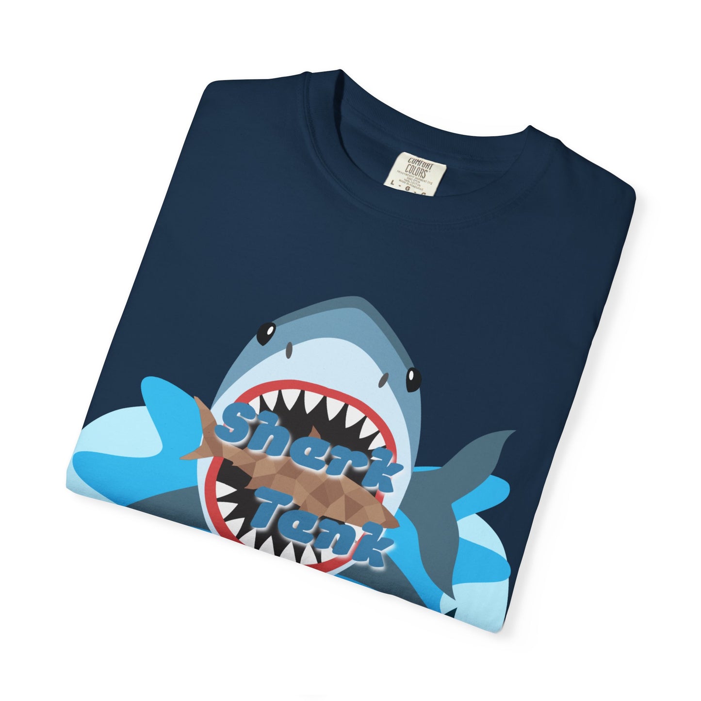 Shark Graphic T-Shirt — 'Shark' Ocean Illustration Tee