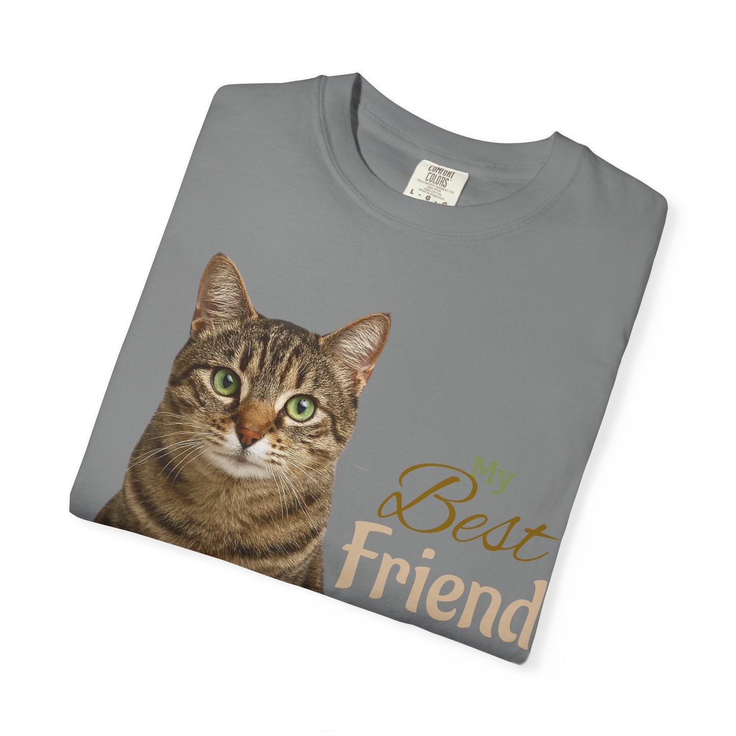 Pet Custom Image and Name Cat, Dog etc “My Best Friend” T-Shirt