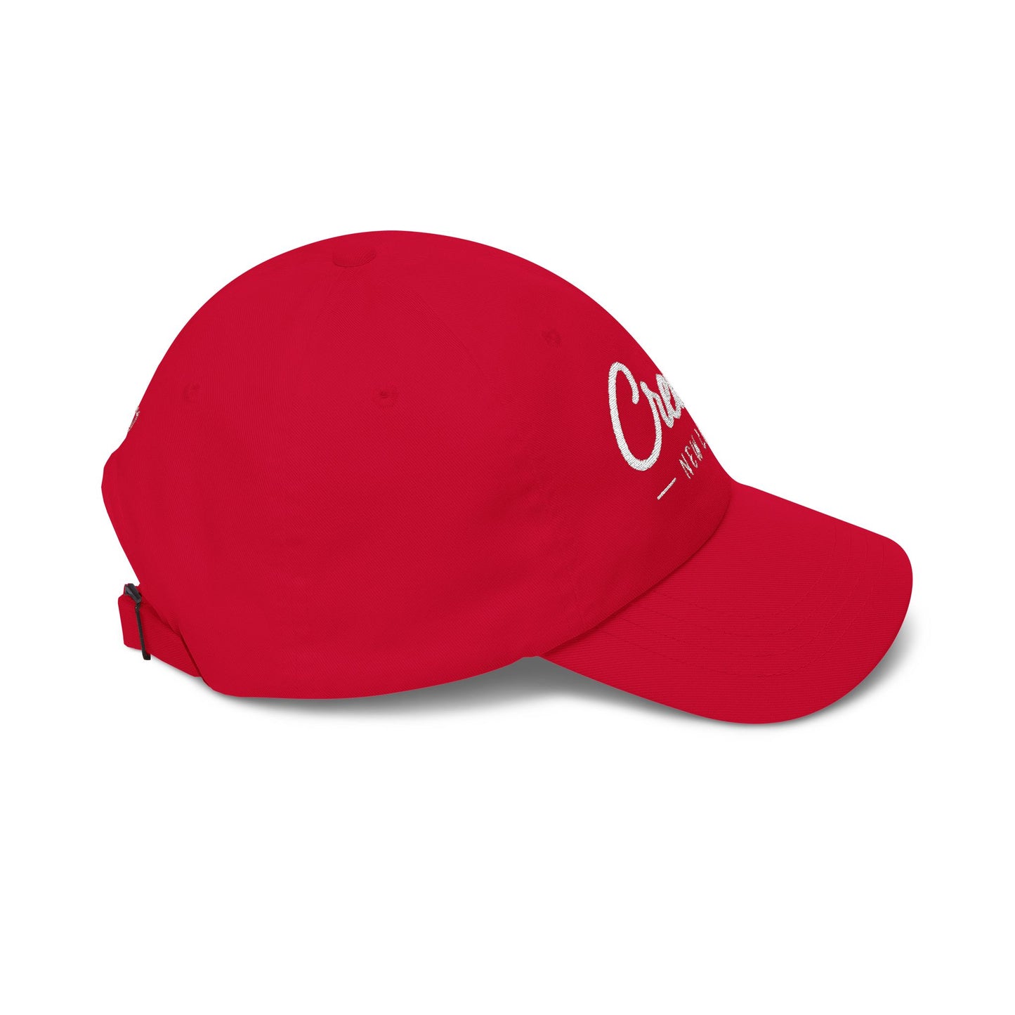 Create New Life — Embroidered White Baseball Cap for Regular Use