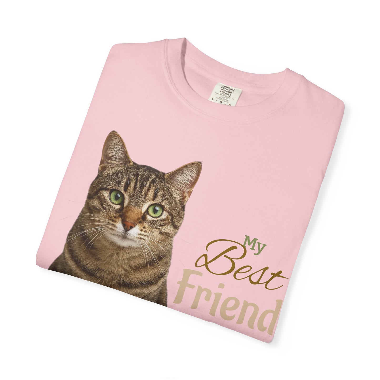Pet Custom Image and Name Cat, Dog etc “My Best Friend” T-Shirt