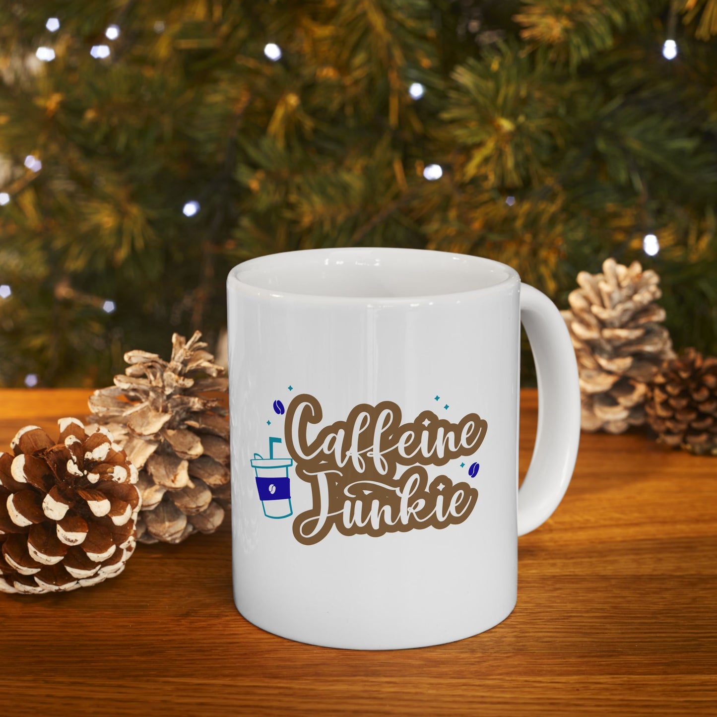 Coffee Shop Lover Mug — "Coffee First, Talk Later" Ceramic Mug (11oz & 15oz)