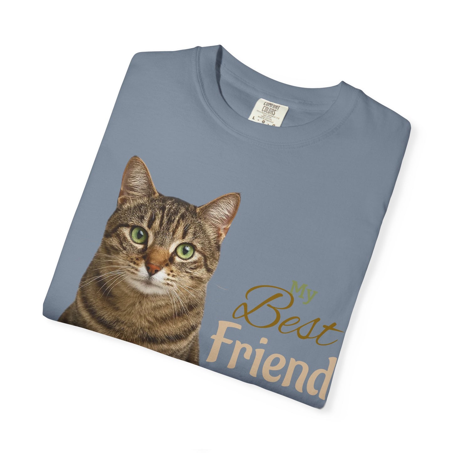 Pet Custom Image and Name Cat, Dog etc “My Best Friend” T-Shirt