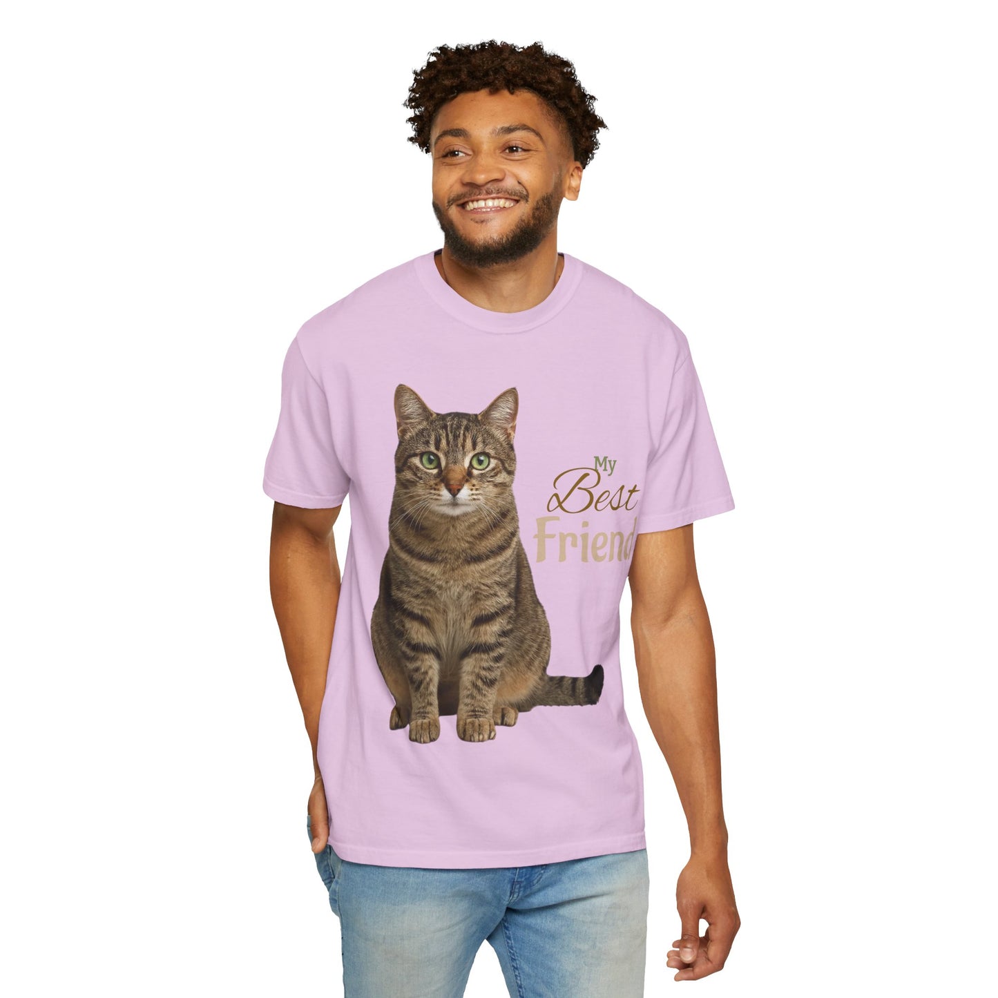 Pet Custom Image and Name Cat, Dog etc “My Best Friend” T-Shirt