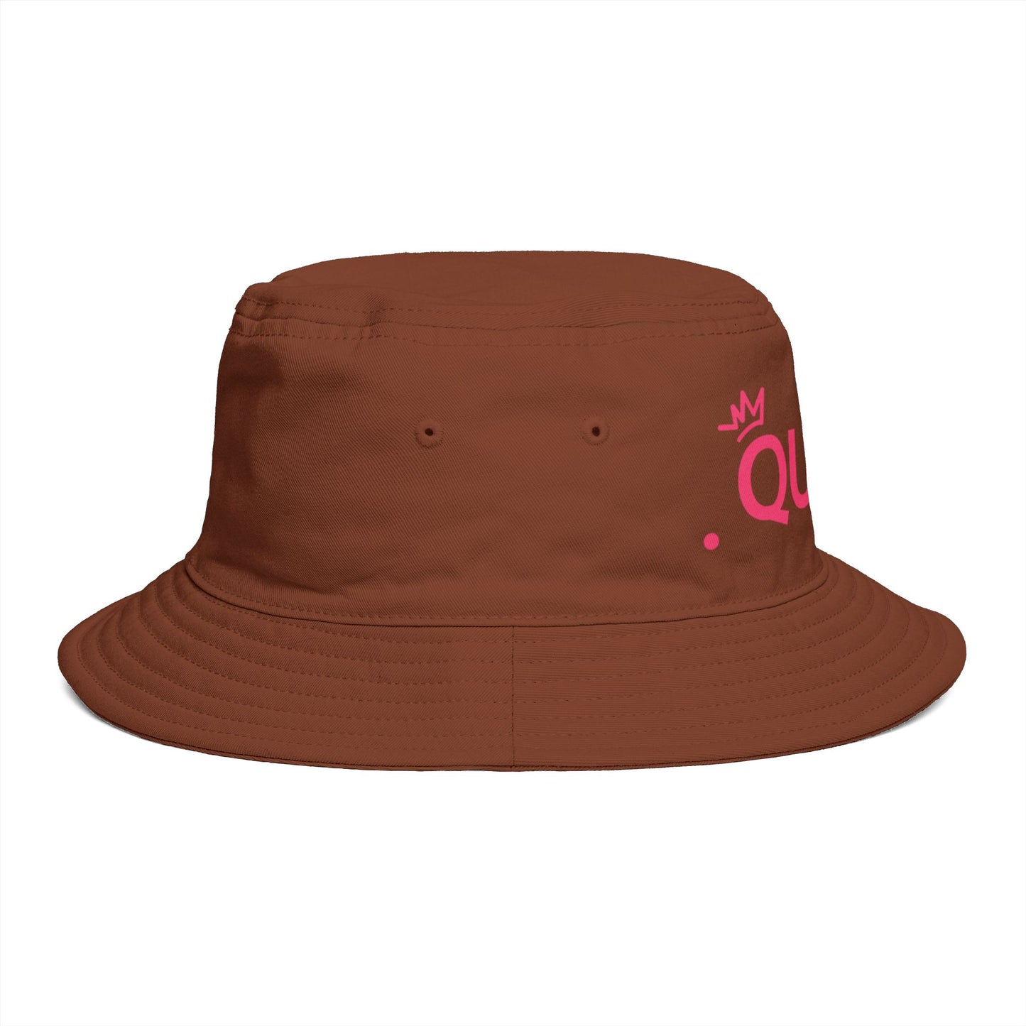 Queen Bucket Hat — Retro Feminine Sun Hat
