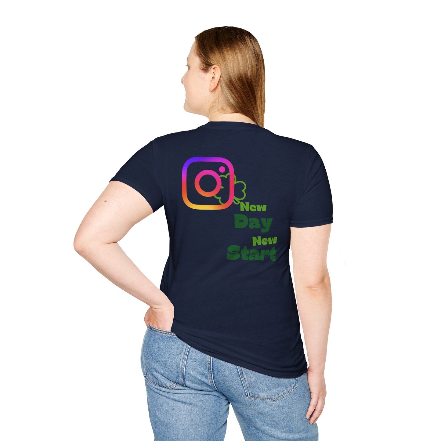 Instagram Queen T-Shirt — "Queen" Social Media Tee with Custom @handle