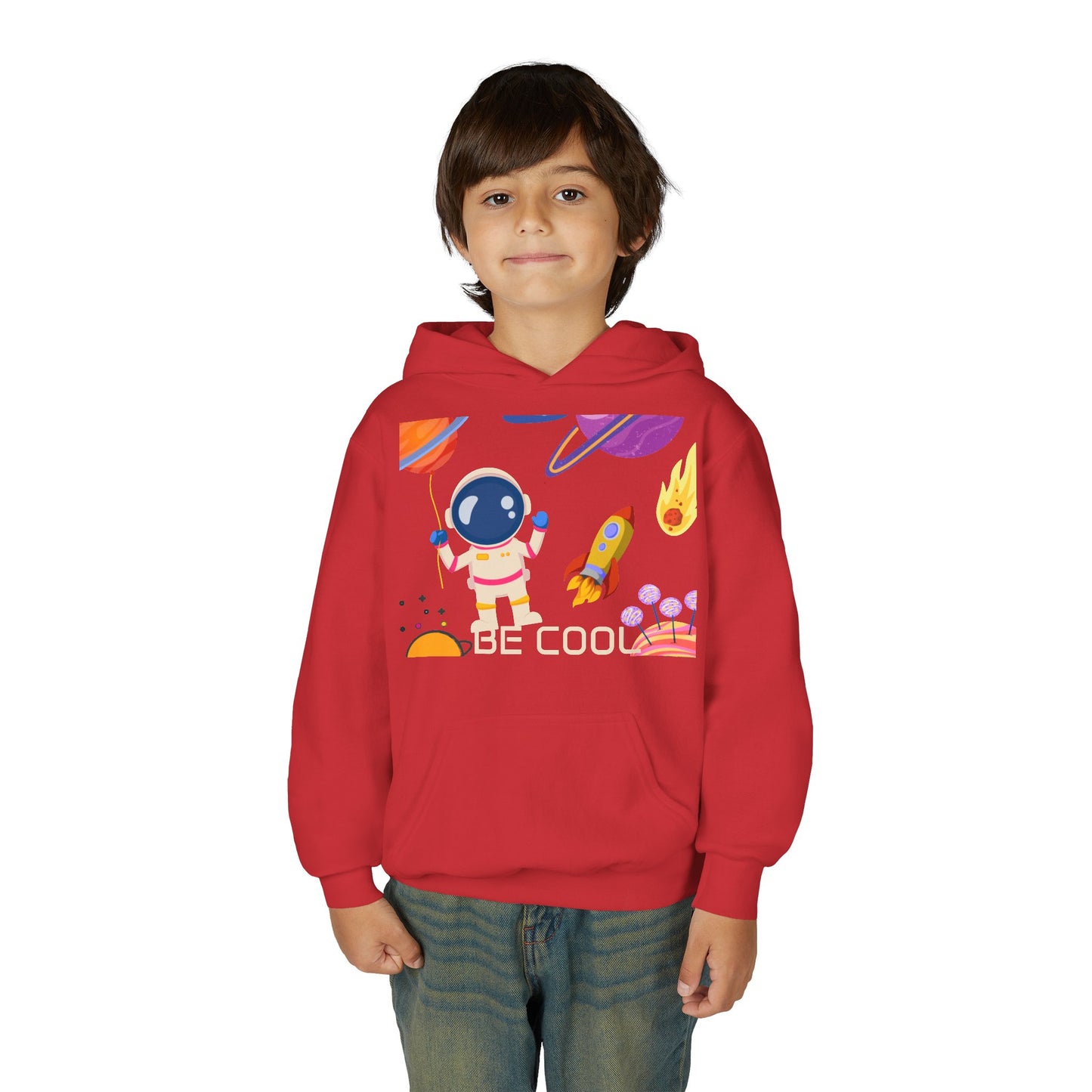Kids Space Hoodie – Cute Astronaut Rocket Sweatshirt for Boys & Girls - Custom design