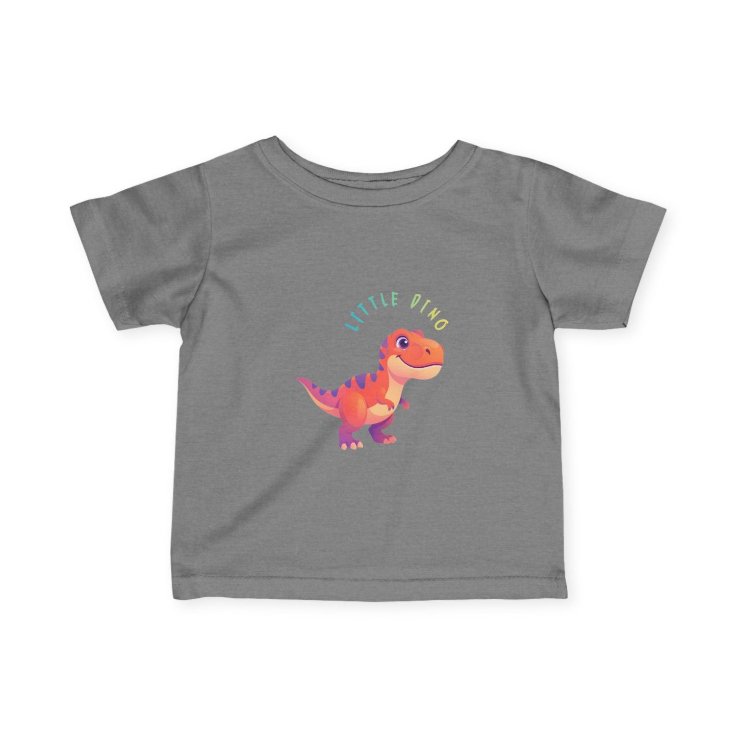 Infant T-Shirt — Colorful 'Little T-Rex' Dino Tee for Babies