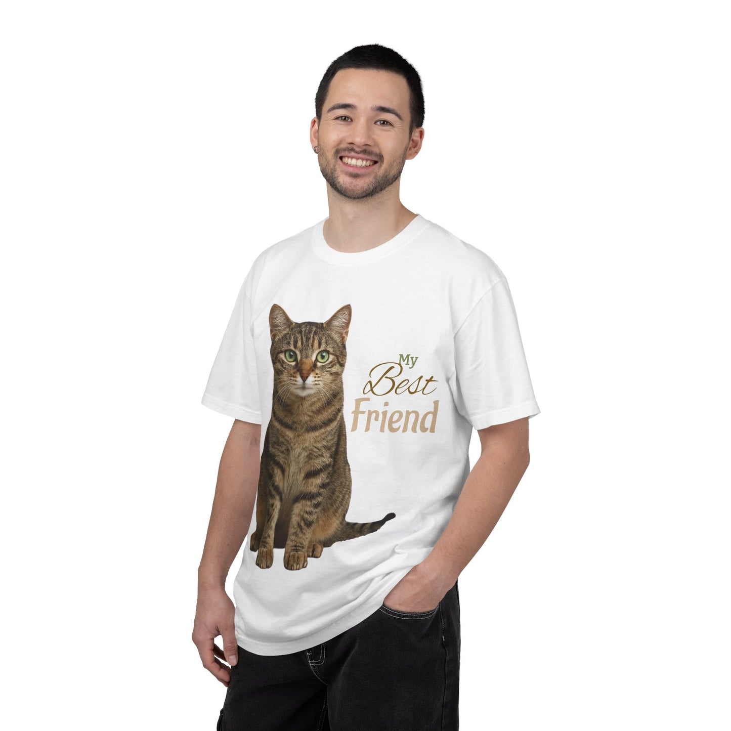 Pet Custom Image and Name Cat, Dog etc “My Best Friend” T-Shirt