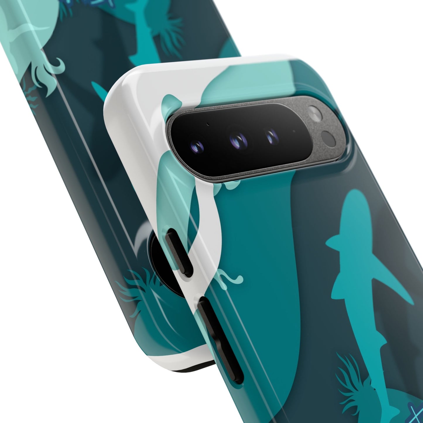 Blue Ocean Phone Case - "Adventure is Worthwhile" Teal Protective Cover