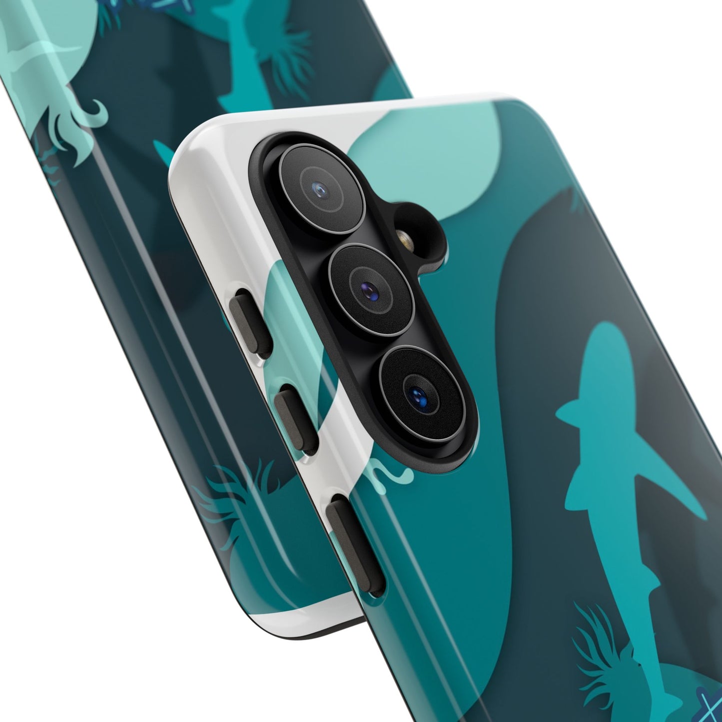Blue Ocean Phone Case - "Adventure is Worthwhile" Teal Protective Cover