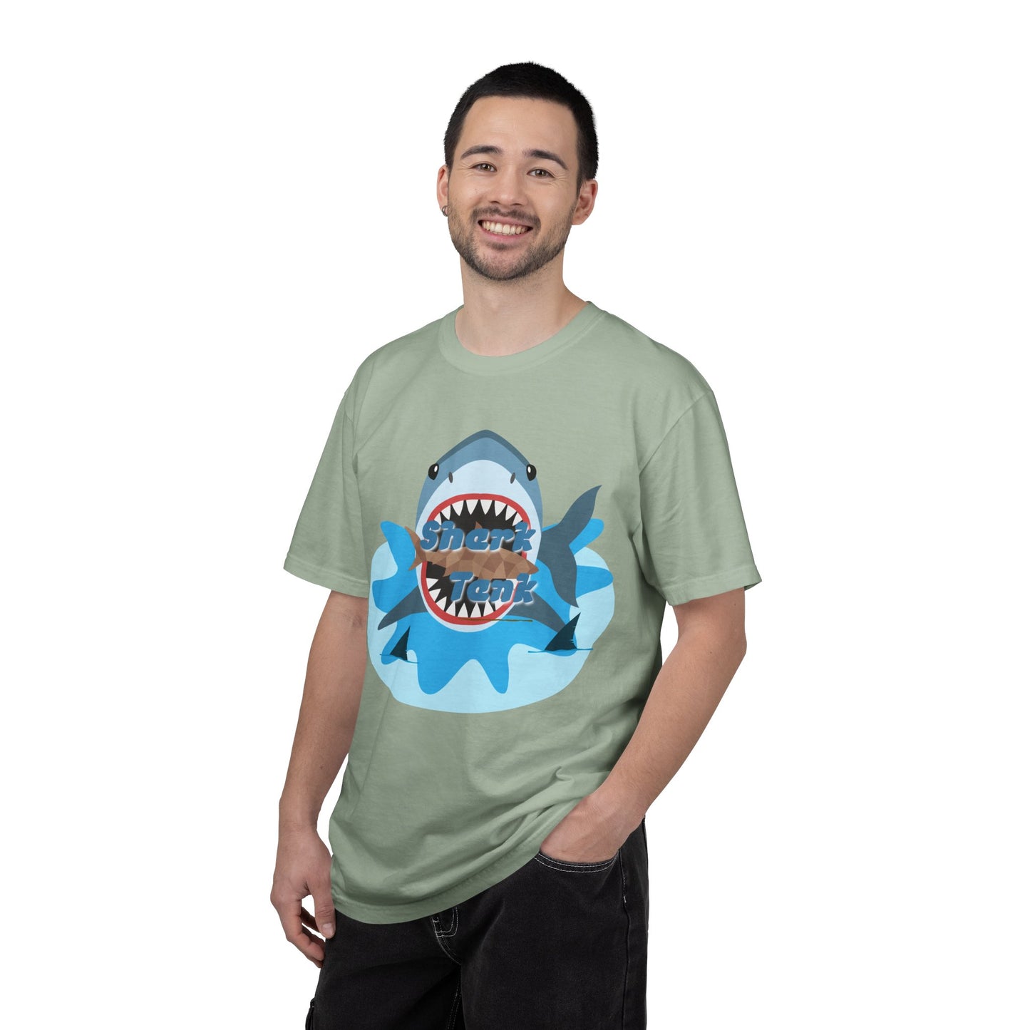 Shark Graphic T-Shirt — 'Shark' Ocean Illustration Tee
