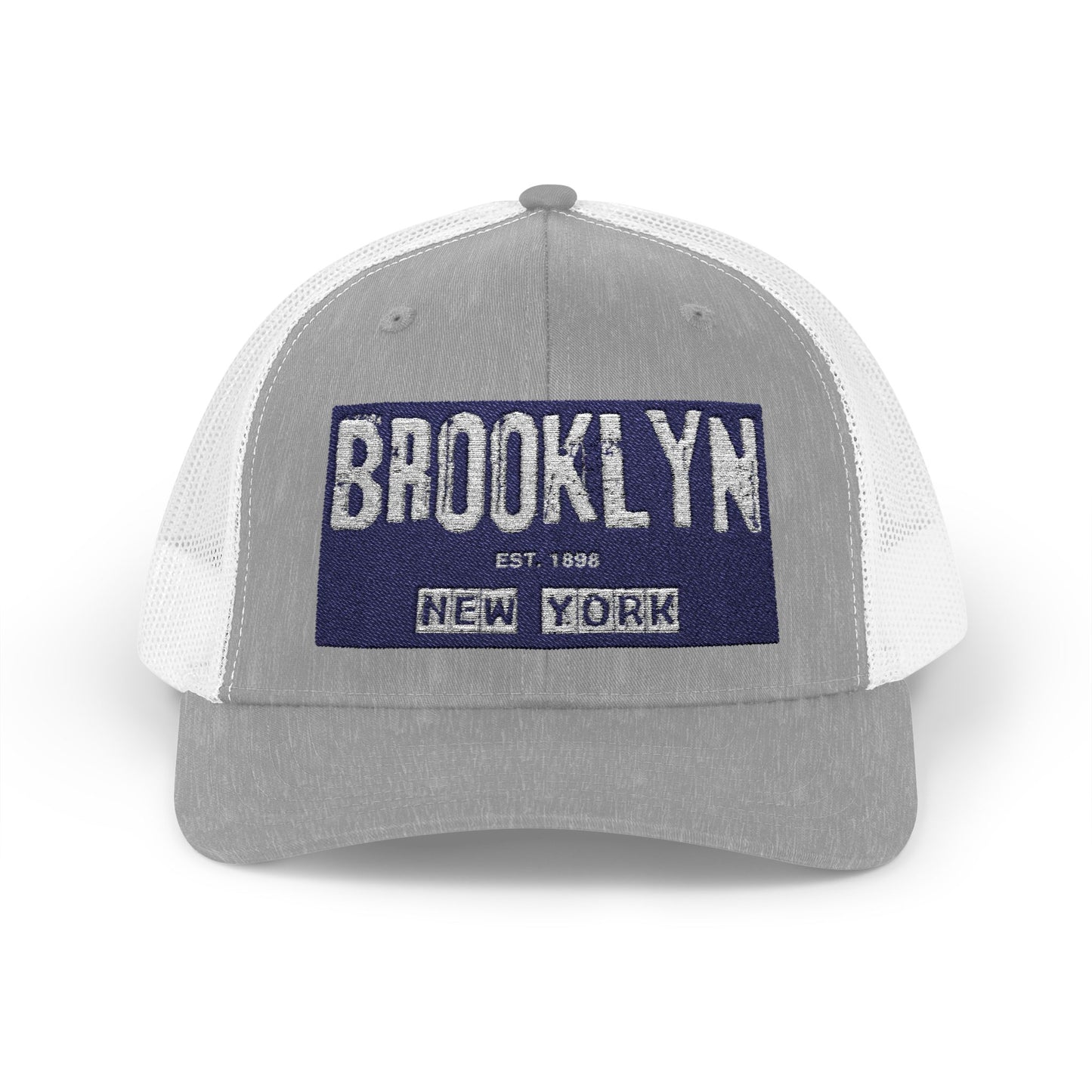 Brooklyn Trucker Cap – Vintage Sequin Patch Snapback