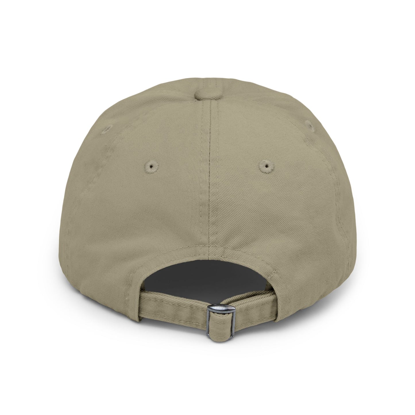 Never Give Up Distressed Cap — Motivational Baseball Hat