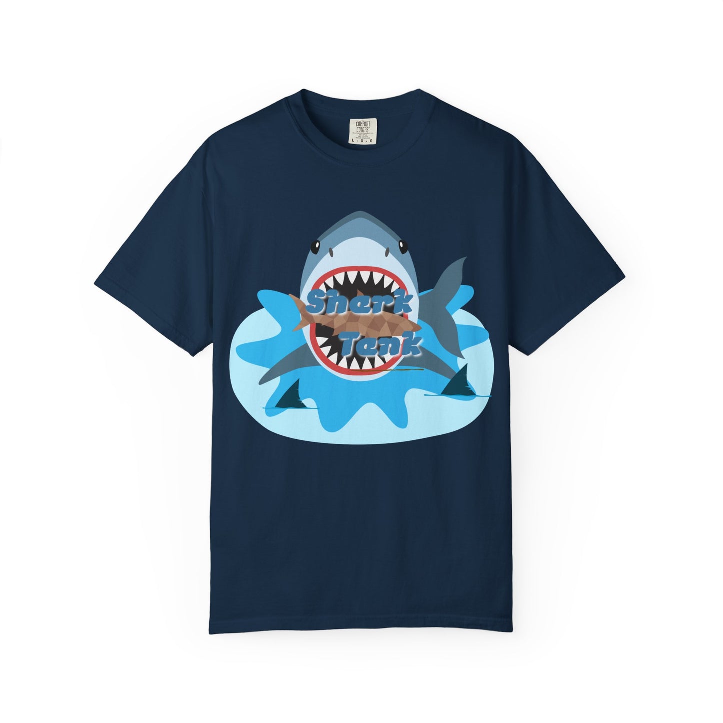 Shark Graphic T-Shirt — 'Shark' Ocean Illustration Tee