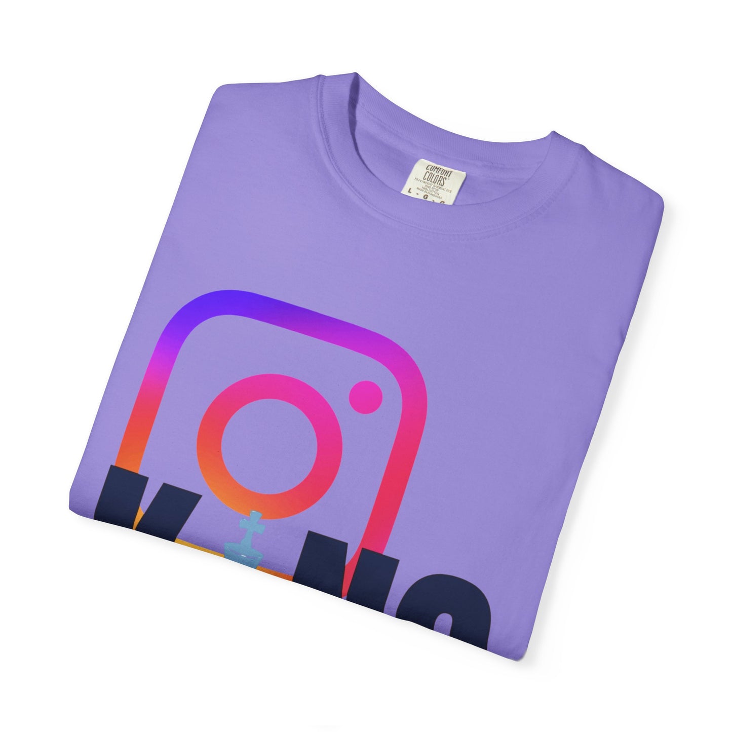 Instagram King T-Shirt — Custom @myChannel Name Social Media Tee