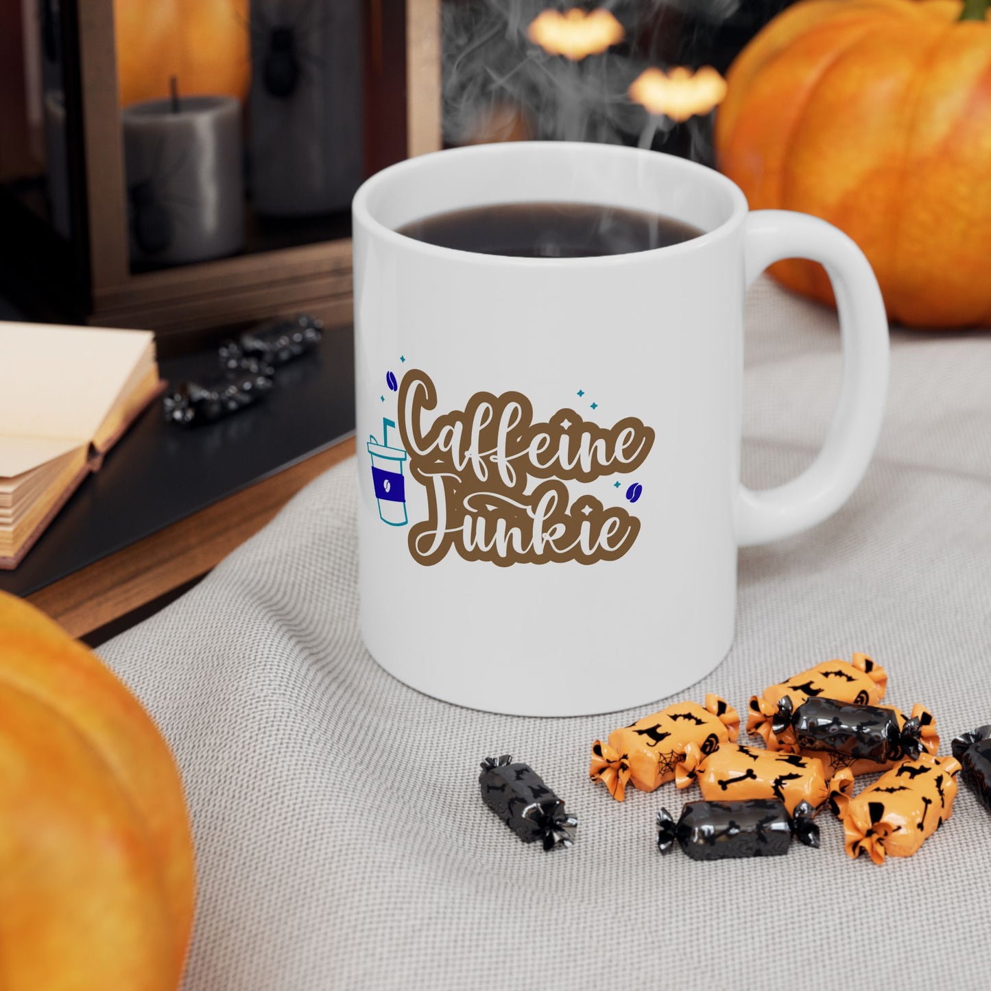 Coffee Shop Lover Mug — "Coffee First, Talk Later" Ceramic Mug (11oz & 15oz)