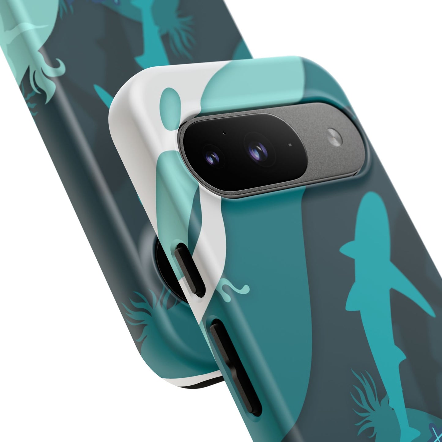Blue Ocean Phone Case - "Adventure is Worthwhile" Teal Protective Cover