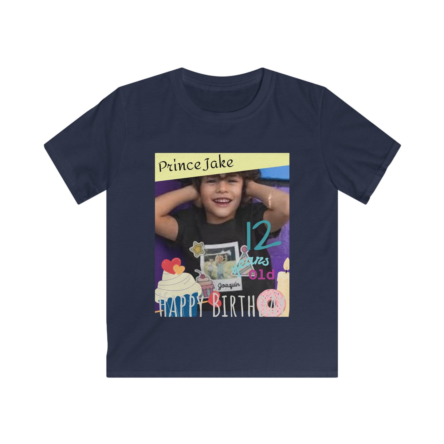 Kids Softstyle Tee - Birthday T-Shirt Custom design