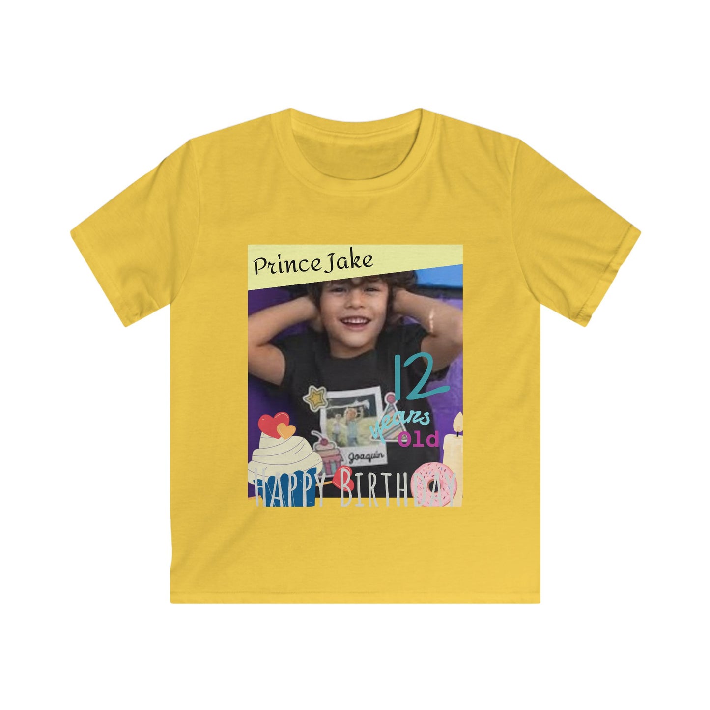 Kids Softstyle Tee - Birthday T-Shirt Custom design