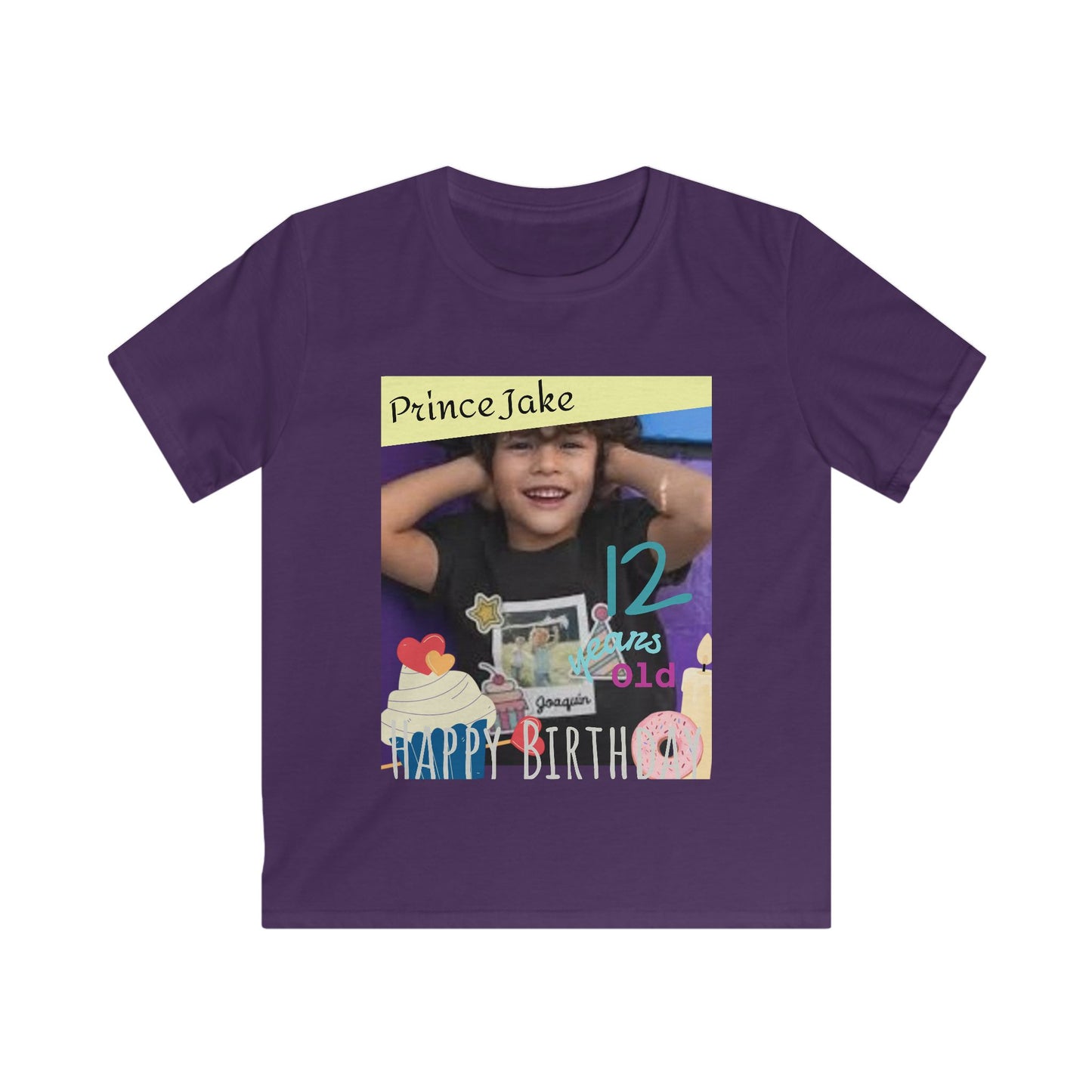Kids Softstyle Tee - Birthday T-Shirt Custom design